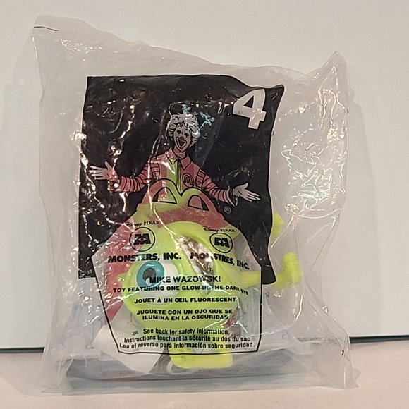 McDonald's Other - Disney Pixar Monsters Mike Wazowski McDonalds Toy 2001